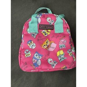 Betsey Johnson Cat Lunch Box Pink Insulated Lunch Tote Kawaii School Work Bag